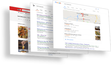 Local Business Pages on Google My Business, Bing and Yelp